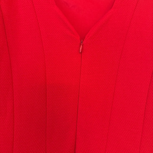 Anthro Sunday in Brooklyn Crosstown Dress 3/4" Sleeve Red Mini Dress M Classic - Picture 14 of 16